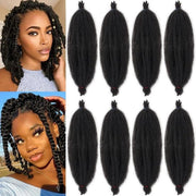 Capelli Afro Zavorranti per Estensioni e Trecce - 8 Pacchetti di 30,5 cm (12 pollici)