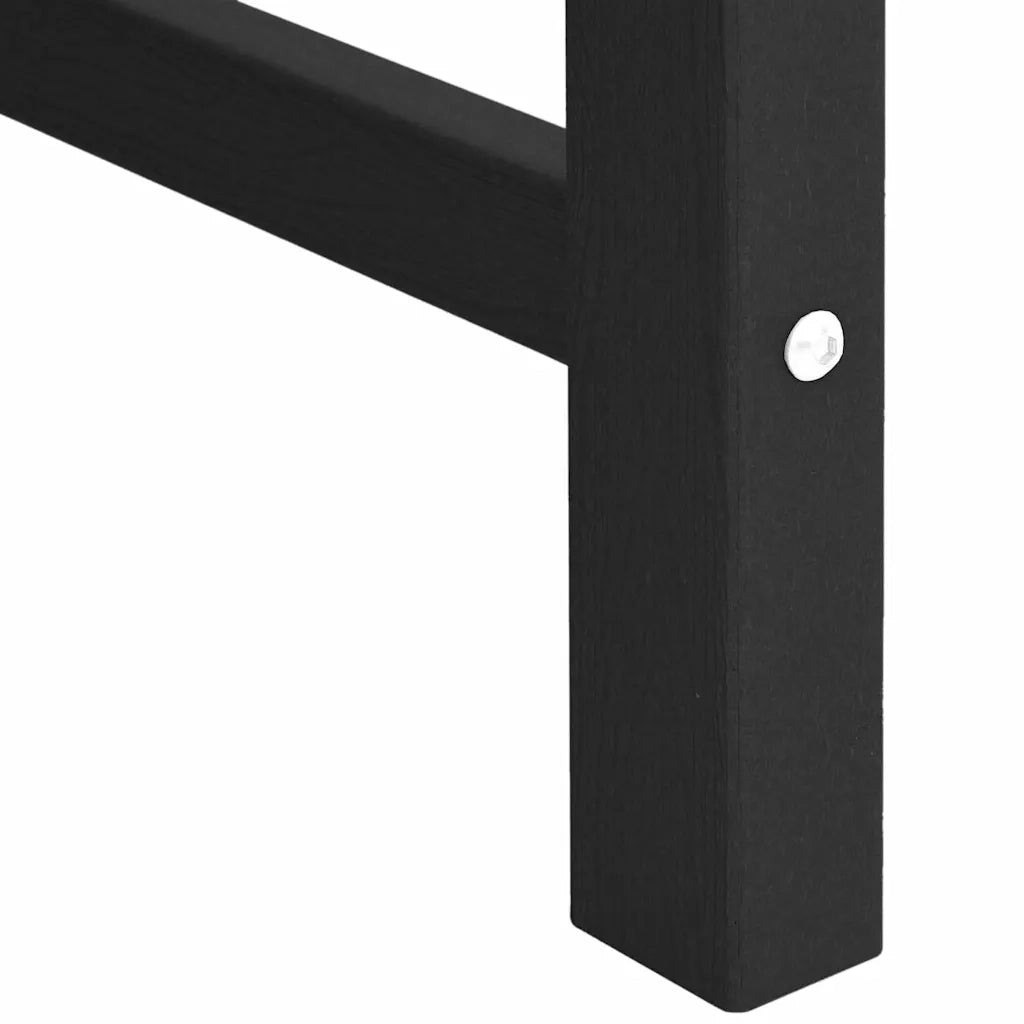 Sedia da Giardino 6 pcs Nero 65.5 x 59 x 88 cm Polietilene 3335799