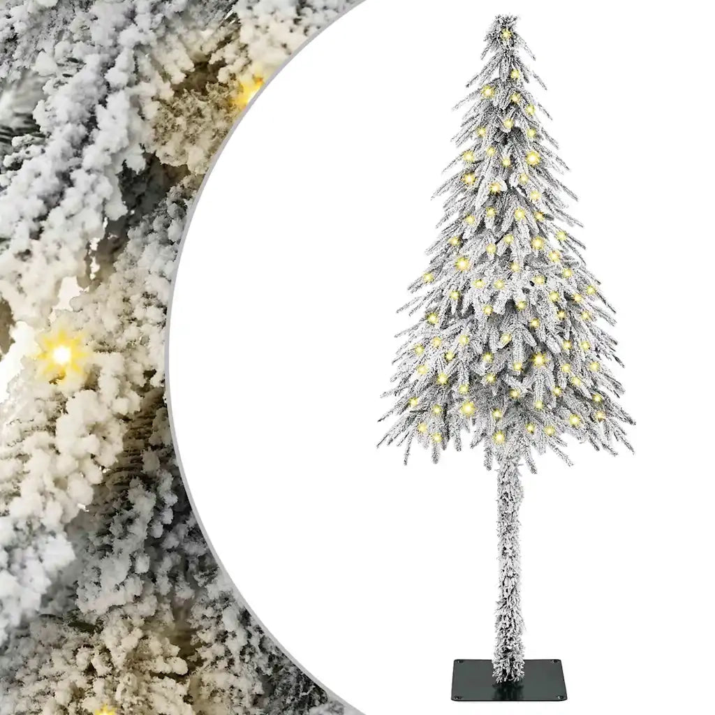 Albero di Natale con 150 LED Bianco 150 cm PE e Acciaio 3396212
