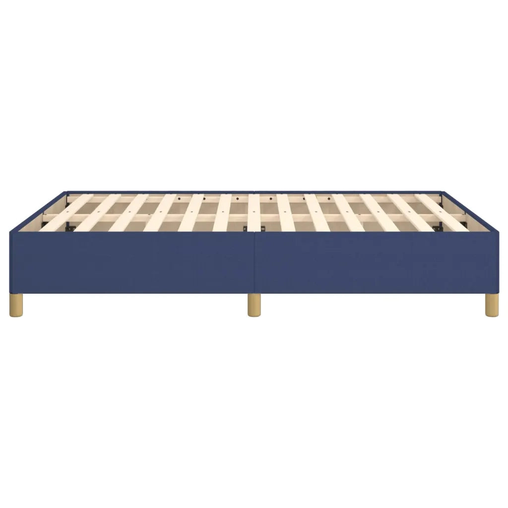 Giroletto senza Materasso-Struttura Letto Blu 140x190 cm in Tessuto 252968