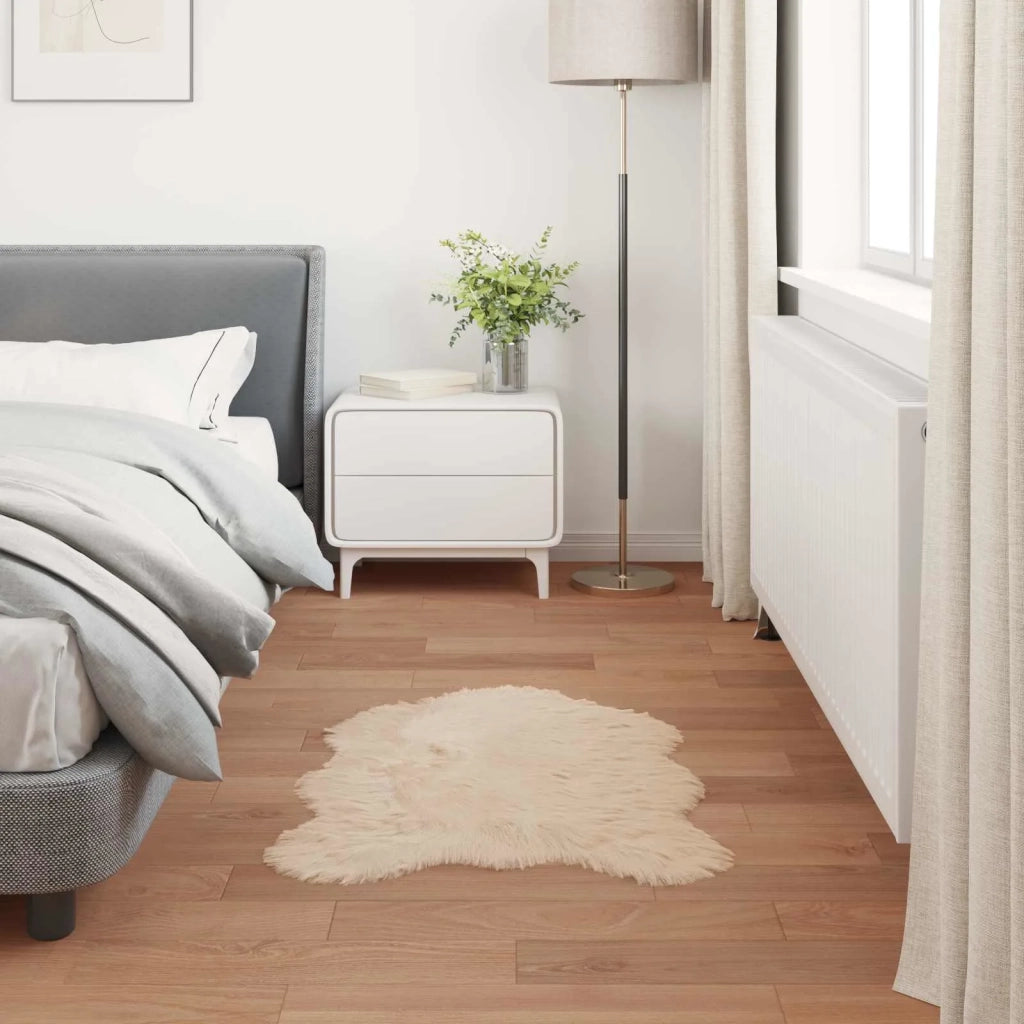 Tappeto in finta TAFALLA Beige 80 x 120 cm Poliestere
