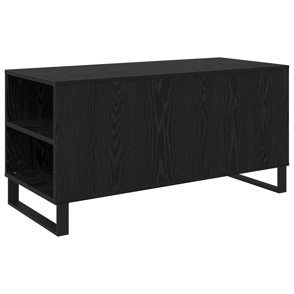 Tavolino da Salotto-Tavolino da soggiorno-Tavolo Rovere Nero 102 x 44,5 x 50 cm