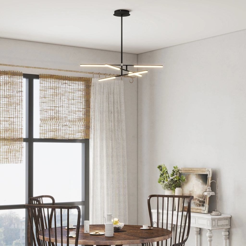 Lampadario LED Moderno a Sospensione ¨C Zephmum ¨C Acrilico Bianco ?100x79 cm
