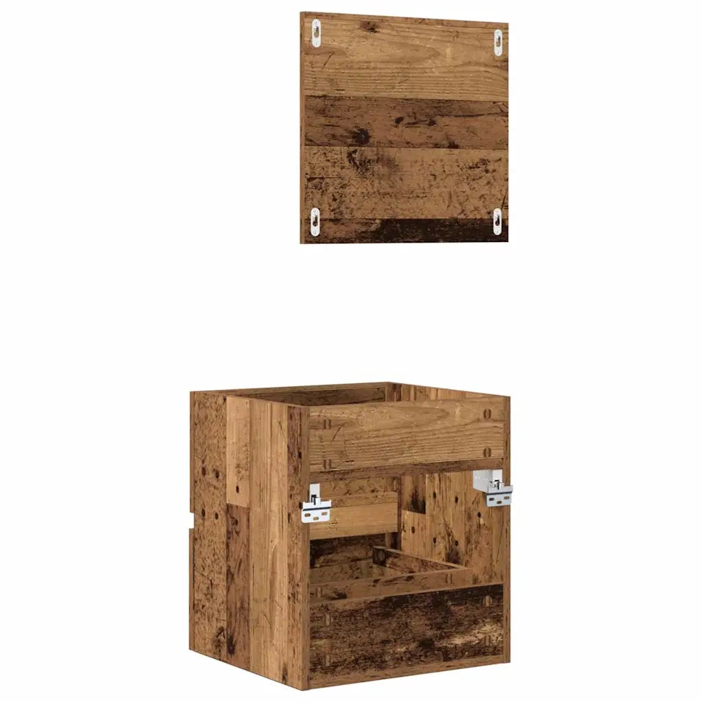 Mobile da Bagno con cassetto Legno vecchio 41 x 38,5 x 45 cm 875700