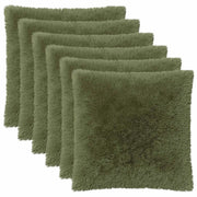 Federa 6 pcs HEERLEN Verde 55 x 55 cm Fleece PV 912432