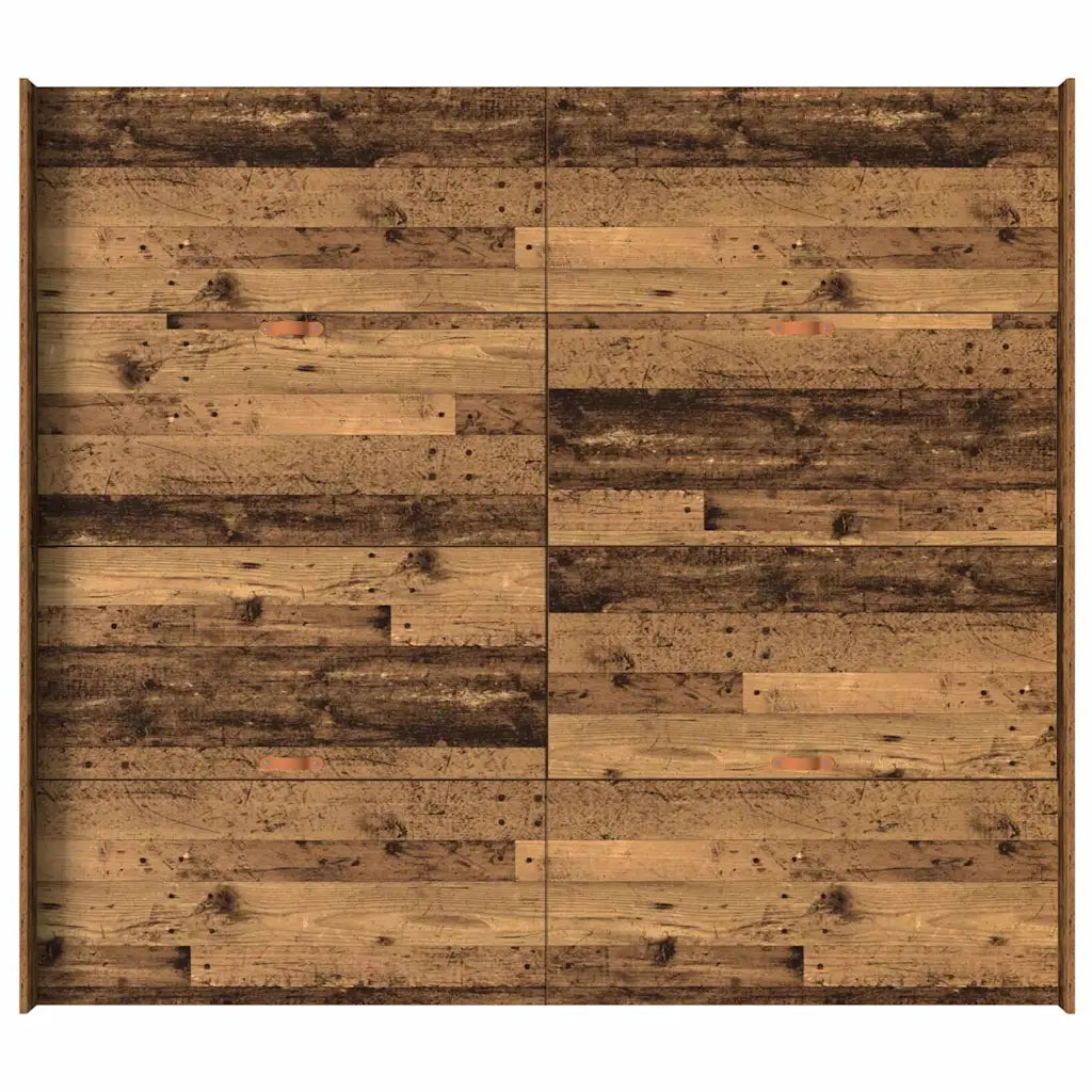Struttura letto con contenitore Legno vecchio 200 x 200 cm 3335267