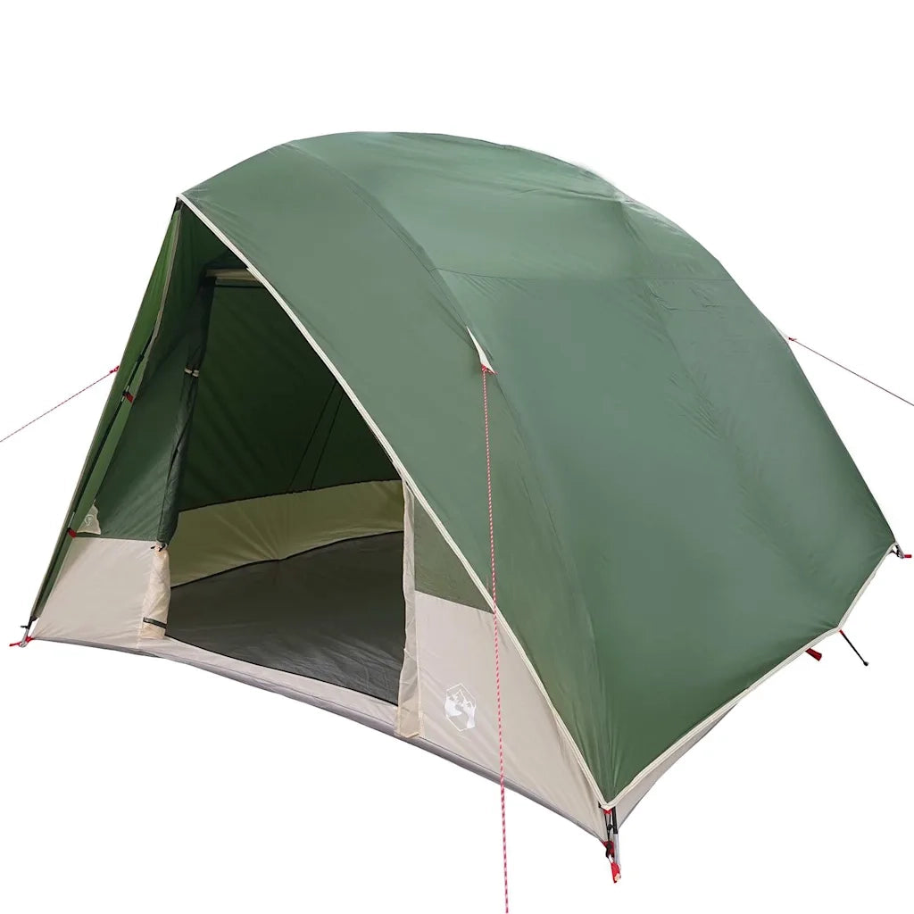 vidaXL Tenda da campeggio Verde 320 x 275 x 190 cm Poliestere