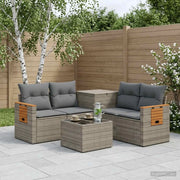 Set di divani 6 pz Grigio e Grigio Scuro 3447666