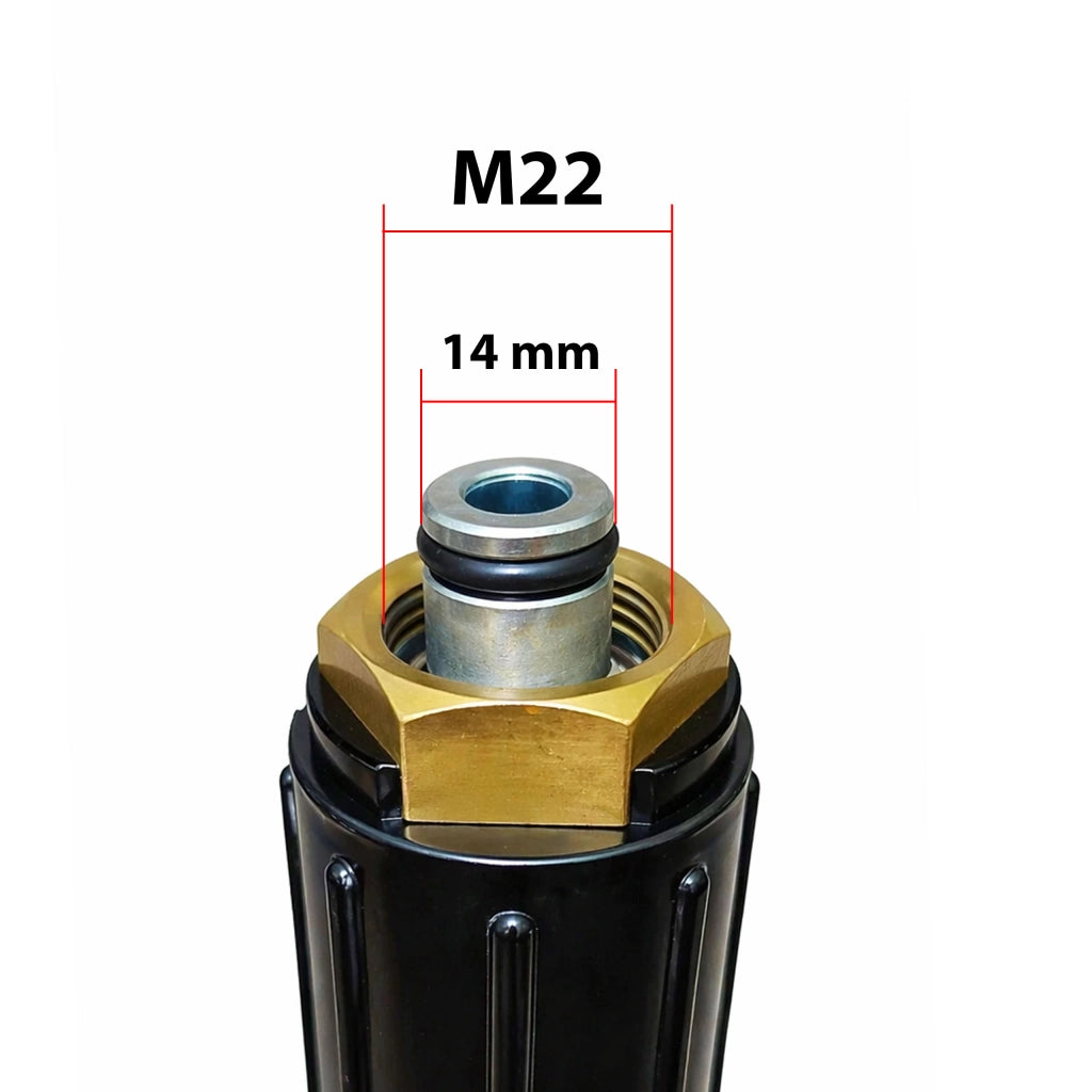Tubo Alta Pressione 10m – Compatibile con Idropulitrici Kärcher HD HDS | M22 x M22 | 250 Bar | 155°C