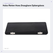 Hobo Riten Borsa da Viaggio - Nero - Pelle PU - Accessori per Bambini - Adatto per Giocattoli da Esterno