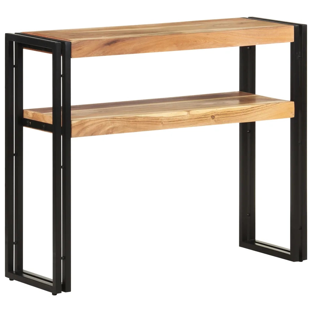 Tavolo Consolle 90x30x75 cm in Legno Massello di Acacia cod mxl 57211