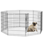 Recinto modulare per animali domestici ¨C zephmum ¨C 61x76 cm nero