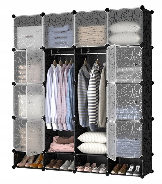Armadio Componibile 165x147x36 cm Ideale per Ogni Stanza