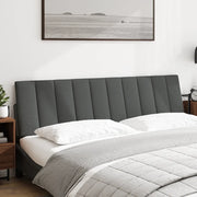 Cuscino Testiera Hanko Grigio Scuro 180 cm in Tessuto CFW1688510
