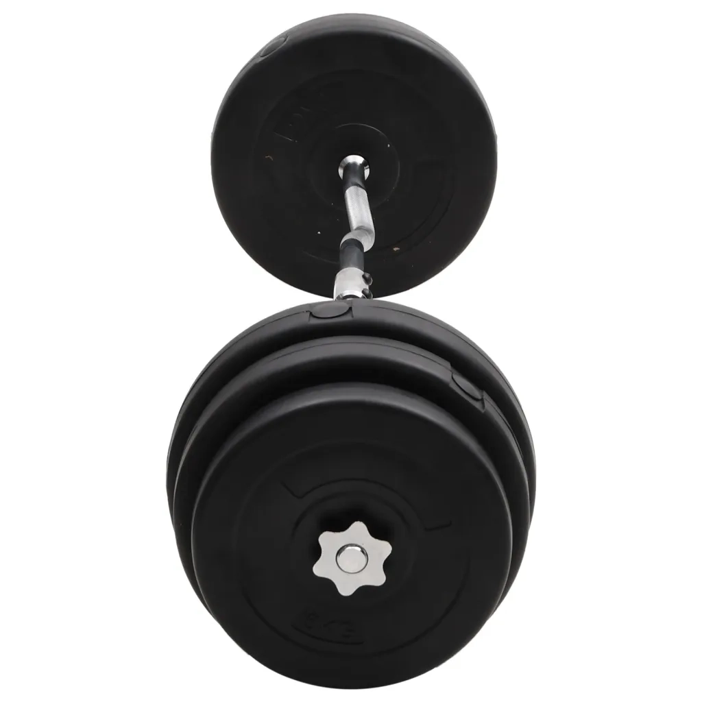 Bilanciere Curvo con Dischi 90 kg 3145022