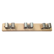 Barra Appendiscopa Supporto Legno 3 Posti