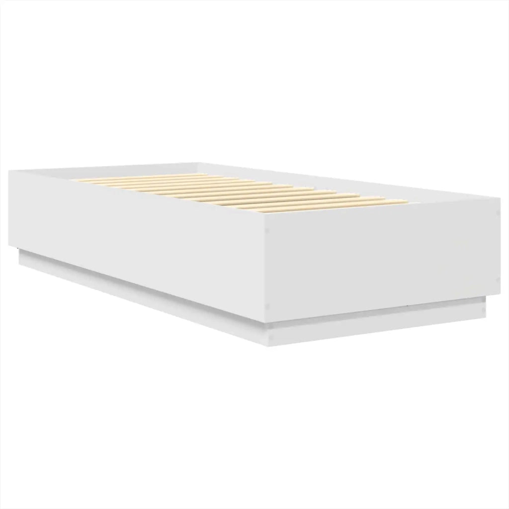 Struttura del letto Bianco 75 x 190 cm Legno multistrato