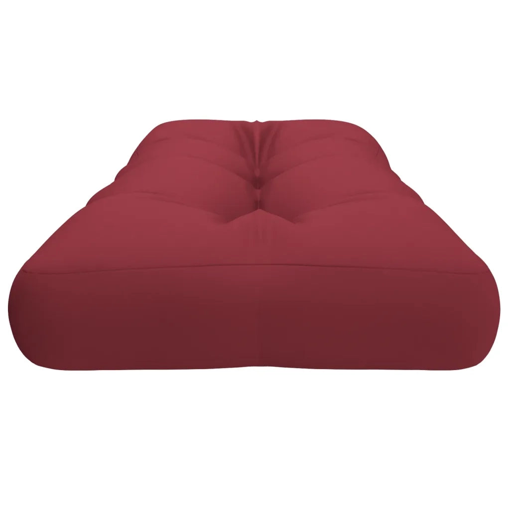vidaXL Cuscino per Pallet Rosso Vino 120x40x12 cm in Tessuto