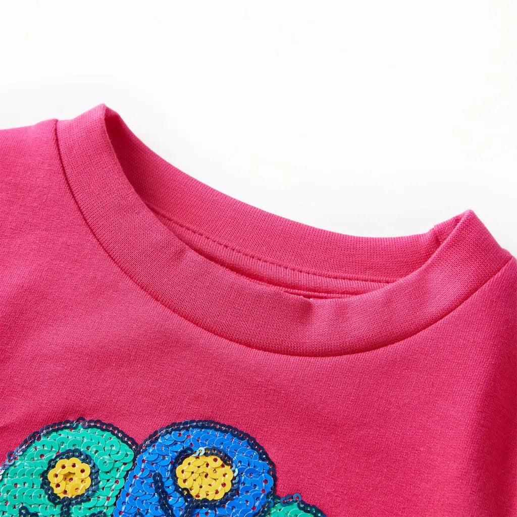 Felpa per Bambini Rosa Brillante 92cod mxl 84362