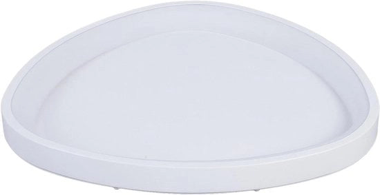 Lampada da soffitto a LED con regolazione della luminosità 3 temperature di colore Design moderno con forma ovoidale e triangolare dotata di telecomando - Adatta per camera da letto cucina e balcone.