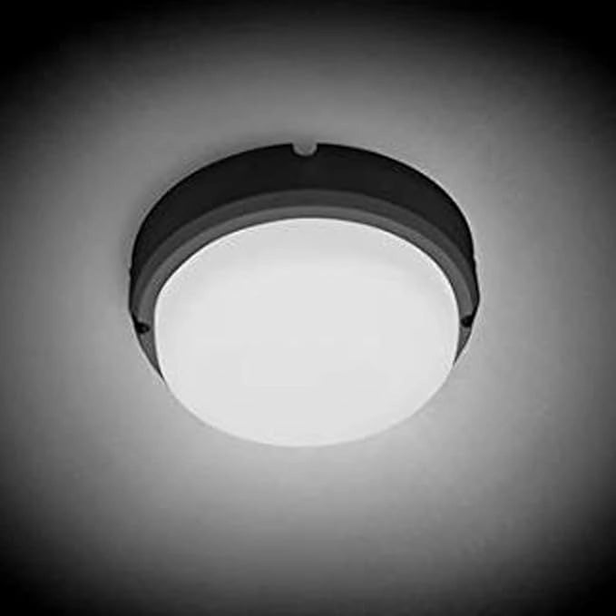 PLAFONIERA TONDA IP65 DA ESTERNO 20W 4000K 1500 LM IN PVC ANTRACITE VIVIDA