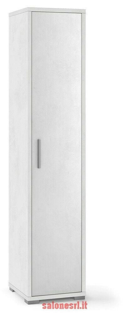 MOBILE COLONNA 1 ANTA H182 L38 P41 cm STRUTTURA E FRONTALE BIANCO SARMOG Db364k