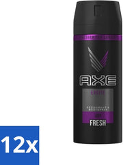 12 x Deodorante Spray - 48 ore Fresco - Excite - 150 ml - Deodorante Spray - 48 Ore Fris - Profumo di Cocco - Profumo di Pepe Nero