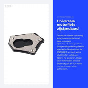 Standaard universale stanga per motocicletta - Standaard verlengplaat - Vergroting del perno - Parco motore stabile - Qualità alta - Adatto per R1200 GS LC 13-16 - Motocicletta con stanga standard