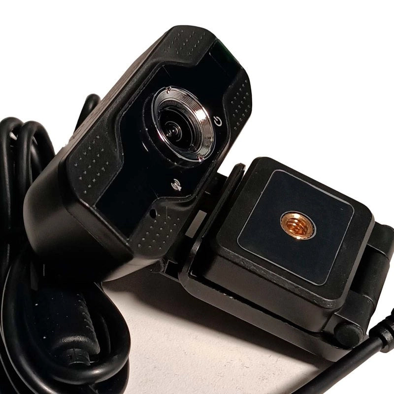 Webcam a Clip Full HD 1080p 30FPS Plug N Play Compatibile con Windows 10 IOS Android con Microfono Integrato
