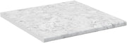 Top cucina R-Line, Bianco/marmo, 60 cm, adatto per il montaggio su mobili base e piani di lavoro