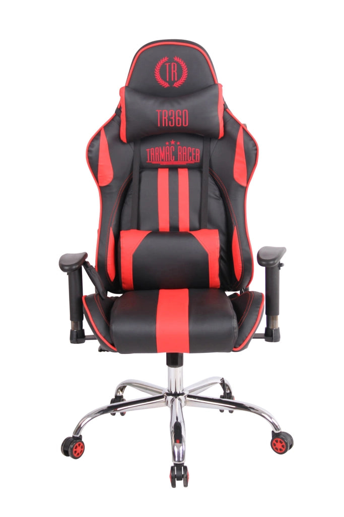 Sedia Ufficio Massaggiante Limit XM In Similpelle nero/rosso