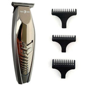 Trade Shop - Rasoio Elettrico Regolabarba Taglia Capelli Batteria Ricaricabile 3 Pettini 3910 -