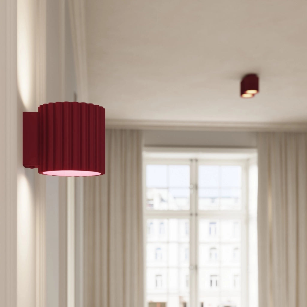 Lampada da soffitto AURA 1 bordeaux GU10