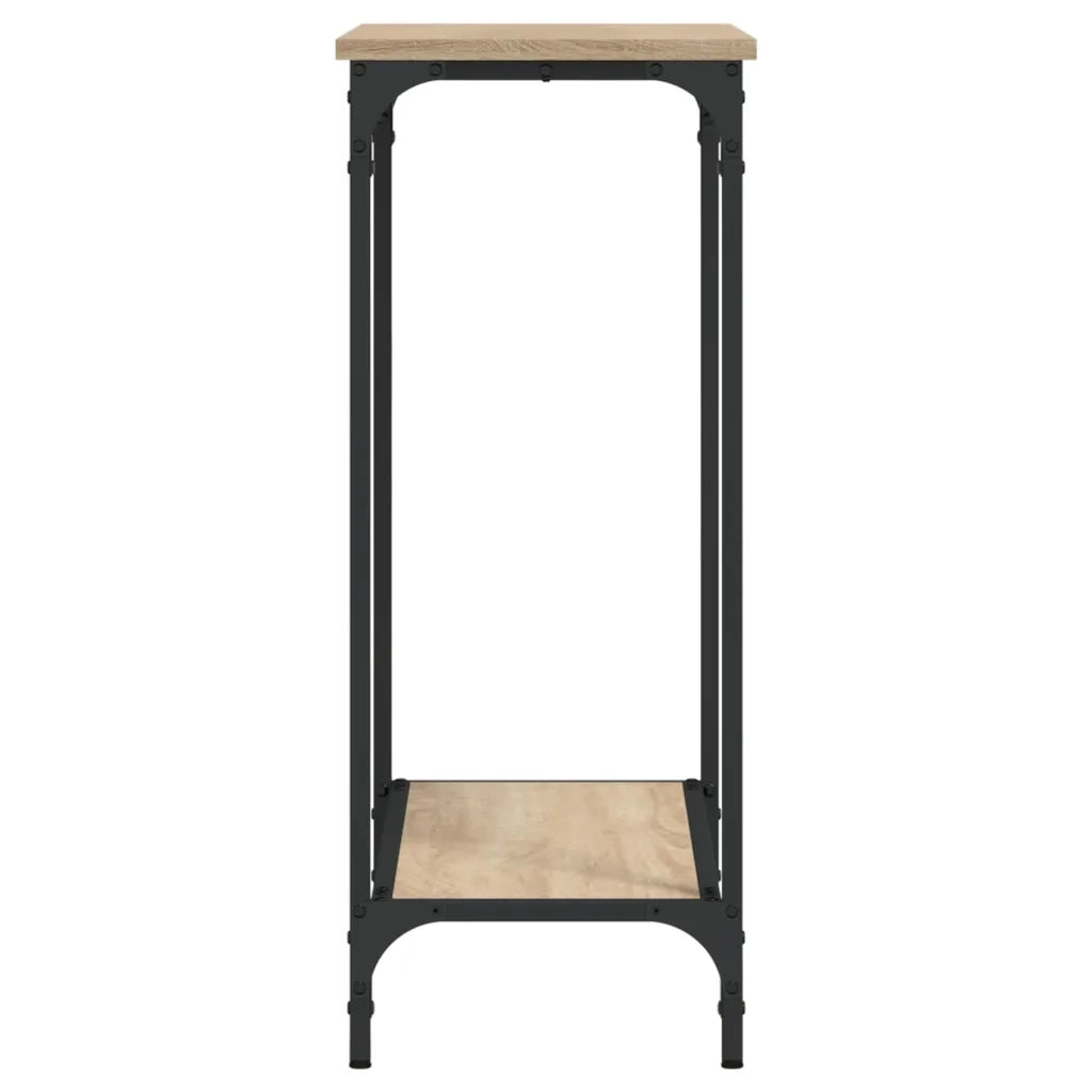Tavolo Consolle Rovere Sonoma 75x30,5x75 cm Legno Agglomerato 837708