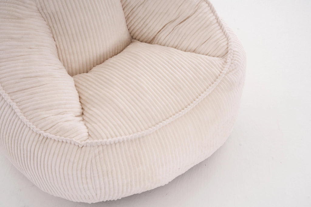 SACCO SEDUTA Ergonomico in corduroy Beige