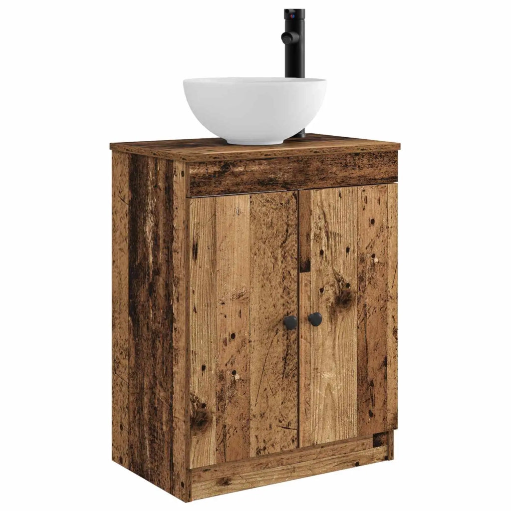 Mobile da bagno con lavabo Legno antico 54 x 35 x 83 cm 890120