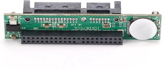 Adattore SATA da 44-pins IDE a 7+15-pins SATA per dischi rigidi da 25 pollici, compatibile con velocità ATA 66/100/133 per laptop.
