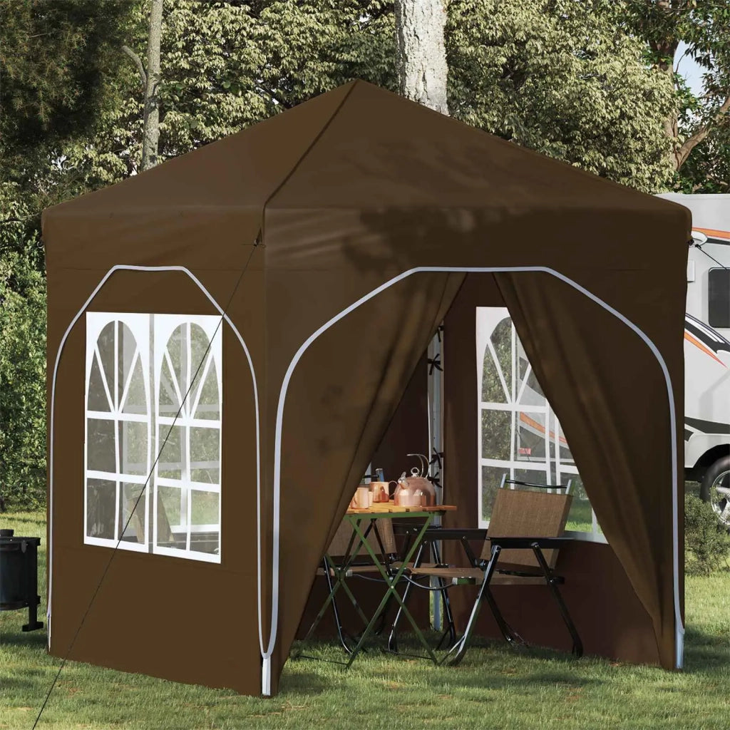 Tenda per feste a pop-up 192 x 192 x 245 cm Tortora 42019839