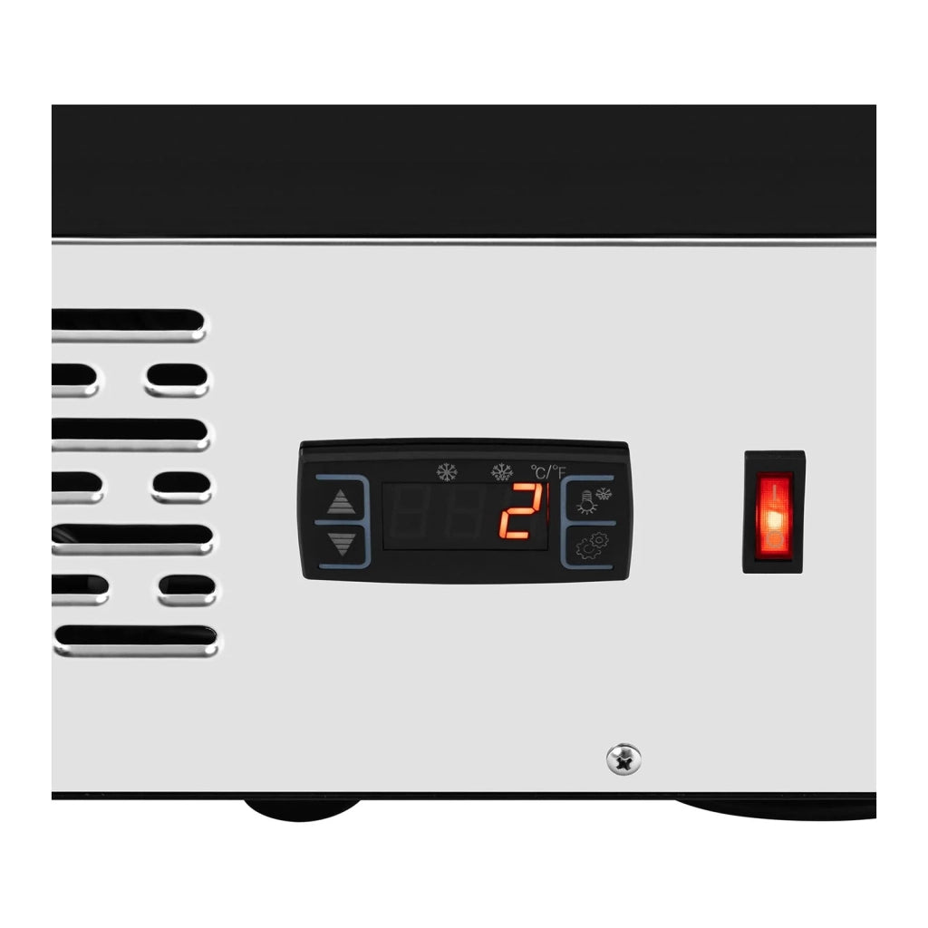 Vetrina refrigerata - 160 litri - 3 livelli - acciaio inox 14_0005385