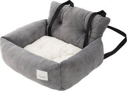Autostoletto per cani con cintura - sedile per cani auto - per sedili anteriori e posteriori - sedile per cani auto - per cani piccoli - 44x35x27cm
