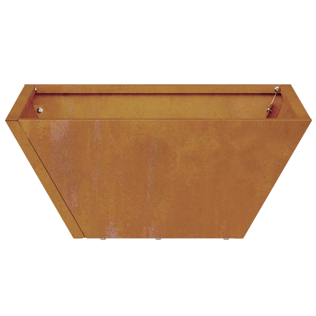 Fioriere in Metallo Acciaio Anti-Intemperie 35 x 35 x 15 cm