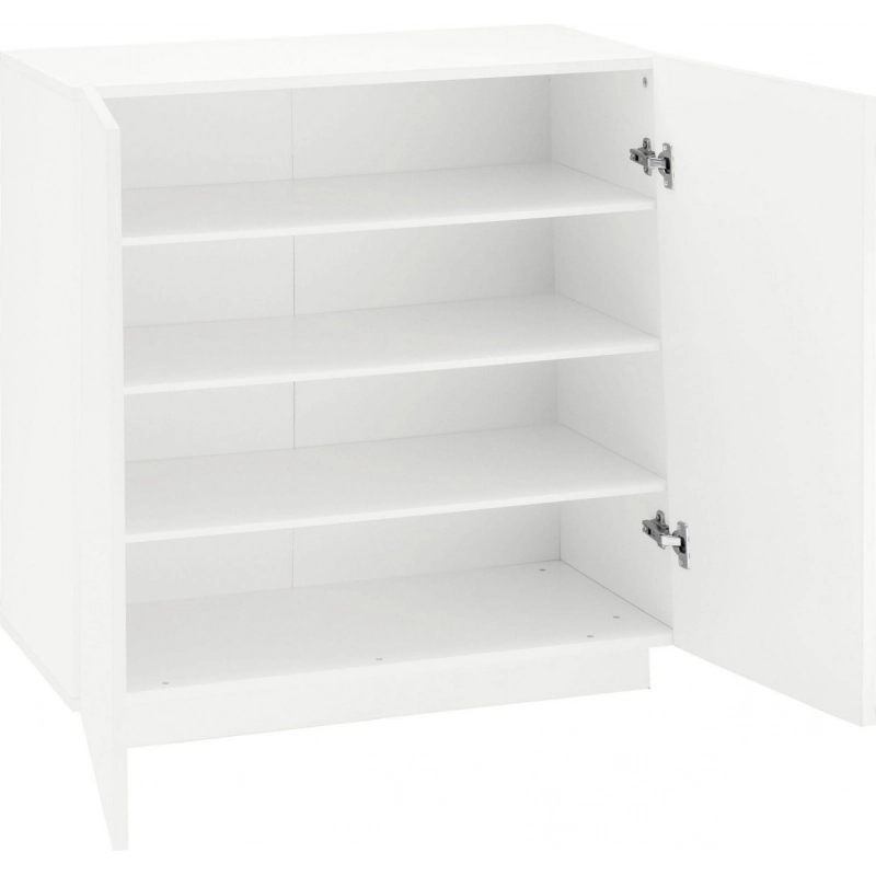 Scarpiera Vega – 2 Ante – 80x86x38 - Bianco Lucido