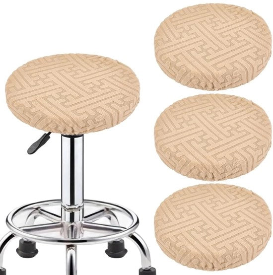 Set di 4 Copriorlo in Pelle Flessibile con Antiscivolo per Sedie