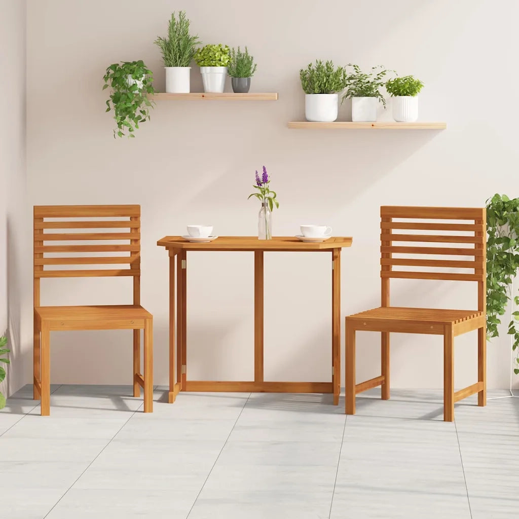Sedia da Giardino 2 pz Marrone 50 x 50 x 91cm CFW6546709