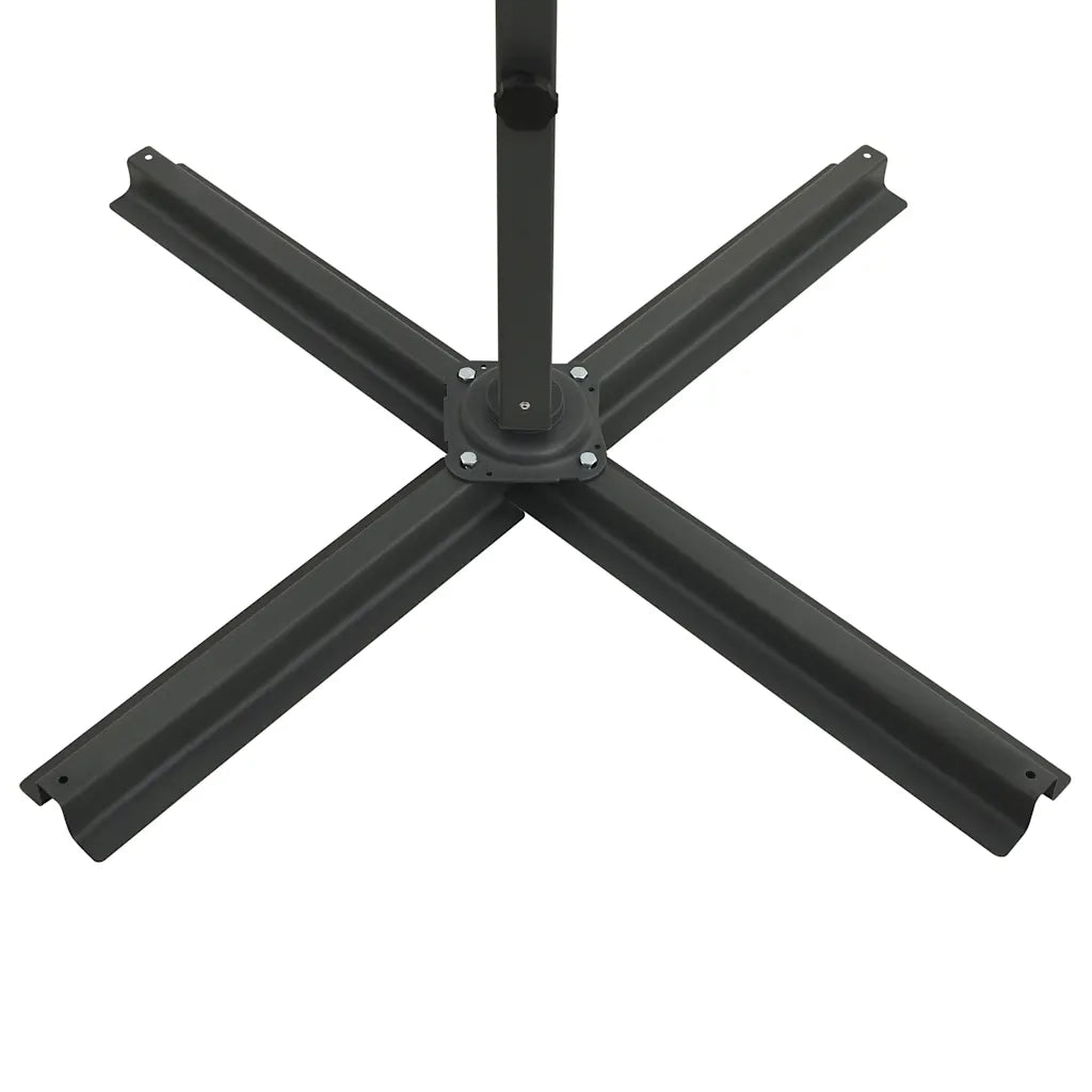Ombrello | Parasolne a Sbalzo con Palo e Luci a LED Antracite 250 cm