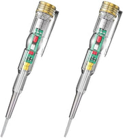 Testerpen elettrico trasparente e rispondente, portatile, 70-250V, impermeabile, con lampada LED a colori, testerpen senza contatto per tensione AC, strumento per uso domestico e di casa