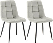 Set di 2 sedie da pranzo Tilde in velluto 5