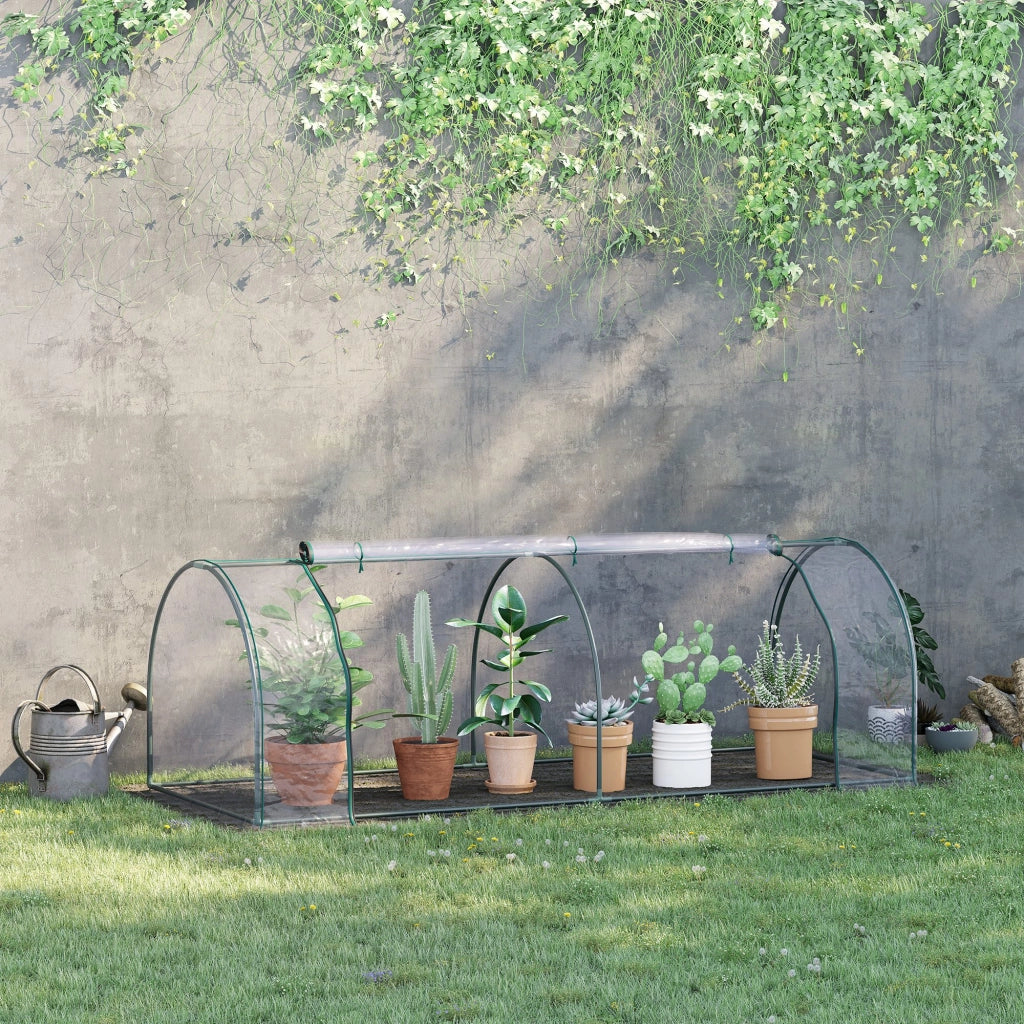 Serra da Giardino Tunnel ¨C zephmum ¨C Verde 250x100x80 cm