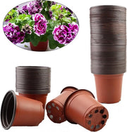 Set di contenitori per piante in plastica da 100 pezzi | Contenitore per semina per erbe e fiori | Contenitori per semina riutilizzabili per interni ed esterni | Contenitori per succulente | Ideali per il letto