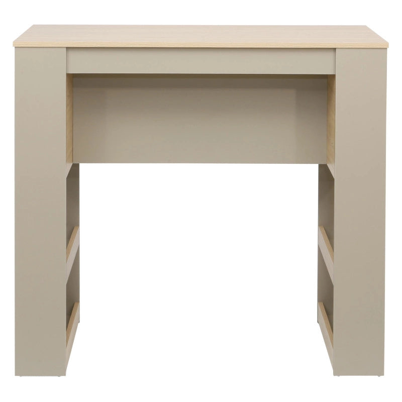 Banco Bar Baez 110x50x100 Cm Naturale E Tortora